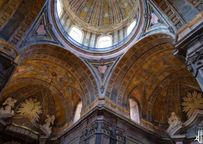 plafond intérieur de la cathédrale de lisbonne